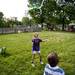 Kids play with bubbles during the Cobblestone Farm Farmers Market on Tuesday, May 21. Daniel Brenner I AnnArbor.com